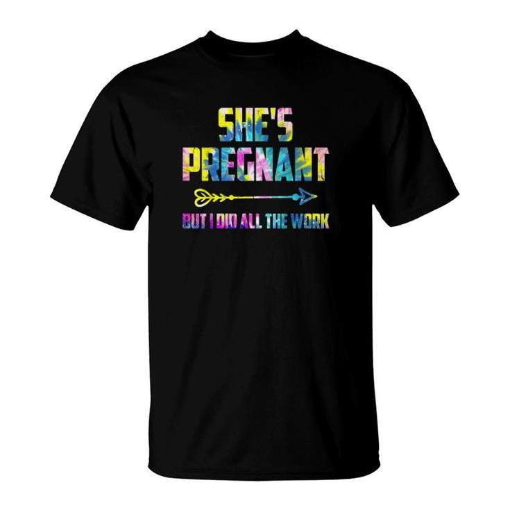 Pregnancy Announcement  For Dad Baby Reveal  T-Shirt