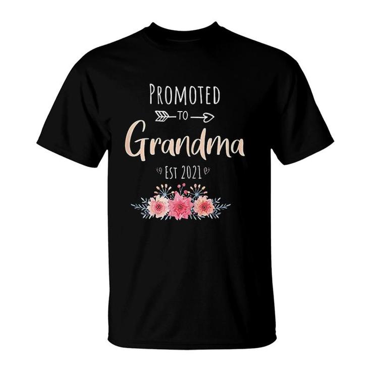 Promoted To Grandma Est 2021 T-Shirt