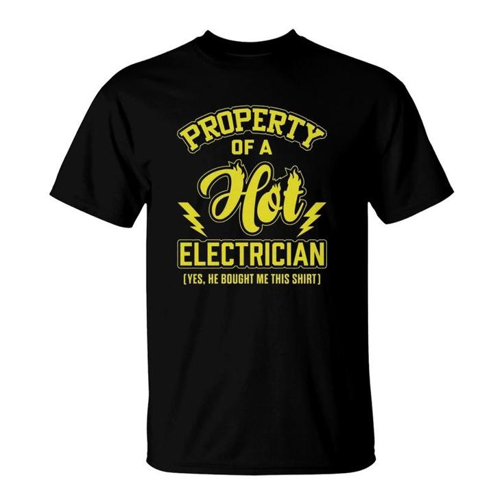 Property Of Hot Electrician T-Shirt