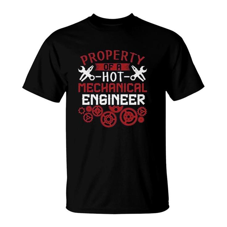 Property Of Hot Mechanical Engineer T-Shirt