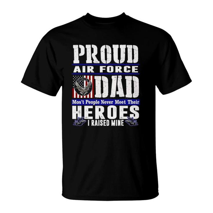 Proud Air Force Dad US Air Force Veteran Military Pride T-Shirt