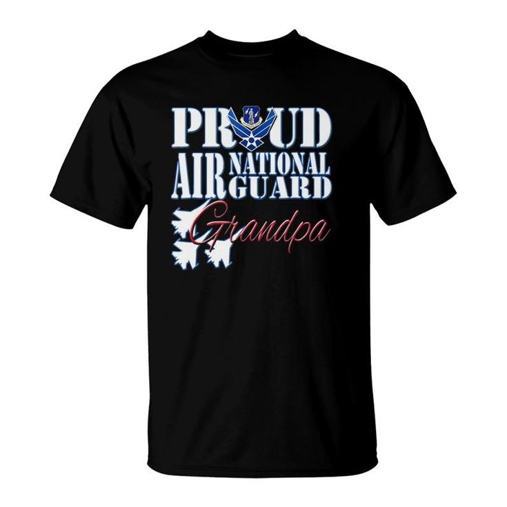 Proud Air National Guard Grandpa  Air Force Military T-Shirt