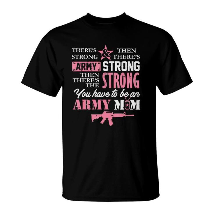 Proud Army Mom Proud Military Mommy Mother's Day Gif T-Shirt