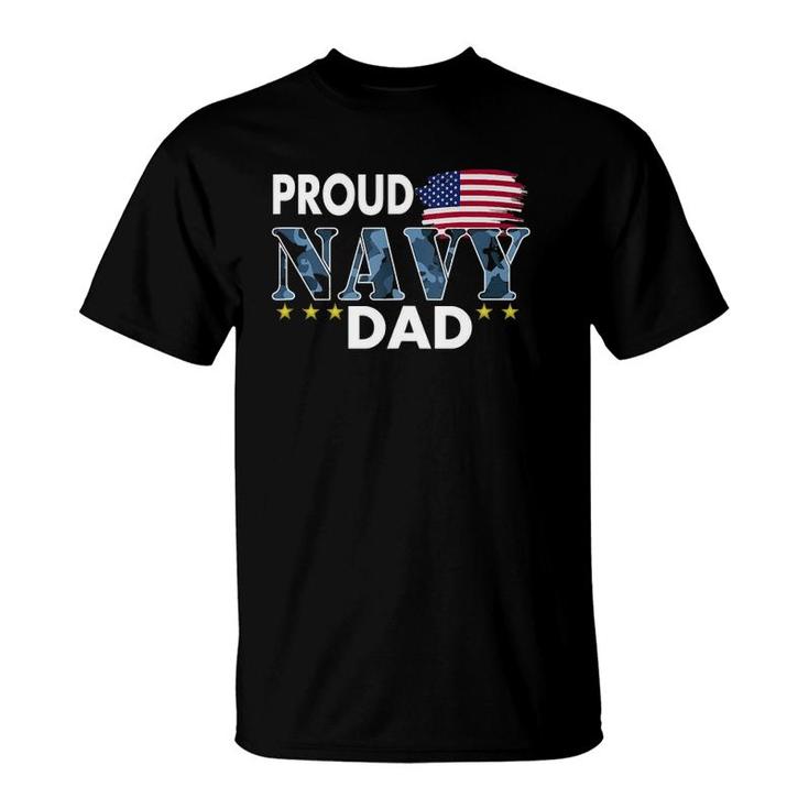 Proud Dad Of A Navy Sailor  T-Shirt
