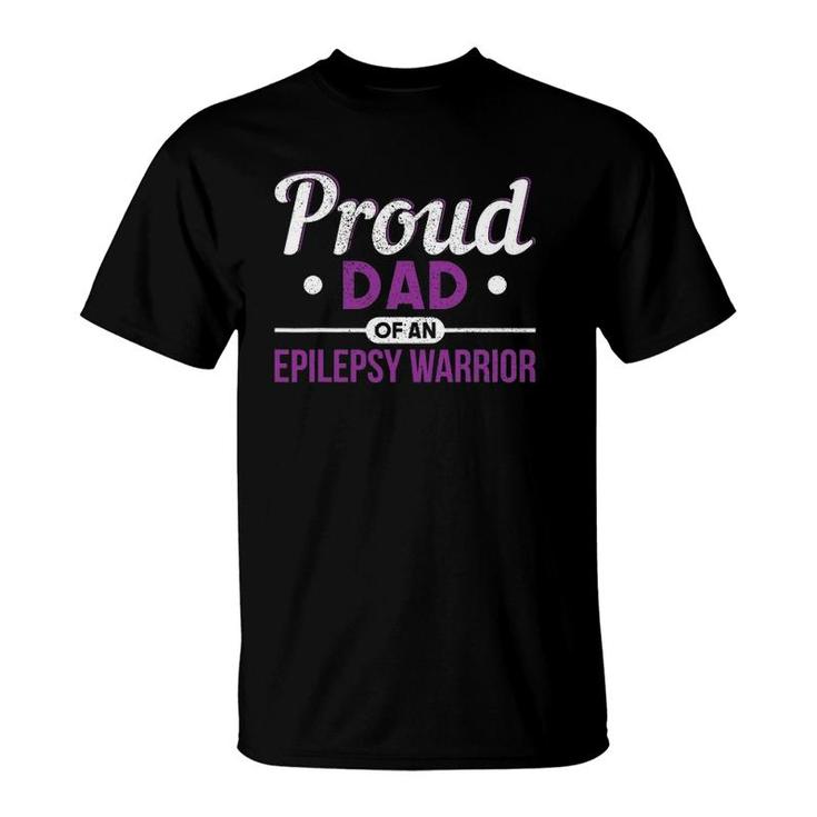 Proud Dad Of An Epilepsy Warrior Epilepsy T-Shirt