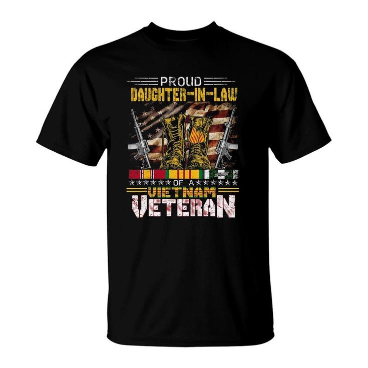 Proud Daughter-In-Law Of A Vietnam Veteran  Veteran T-Shirt