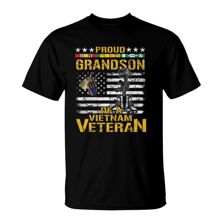 Proud Grandson Of A Vietnam Veteran  Vietnam War Vet T-Shirt