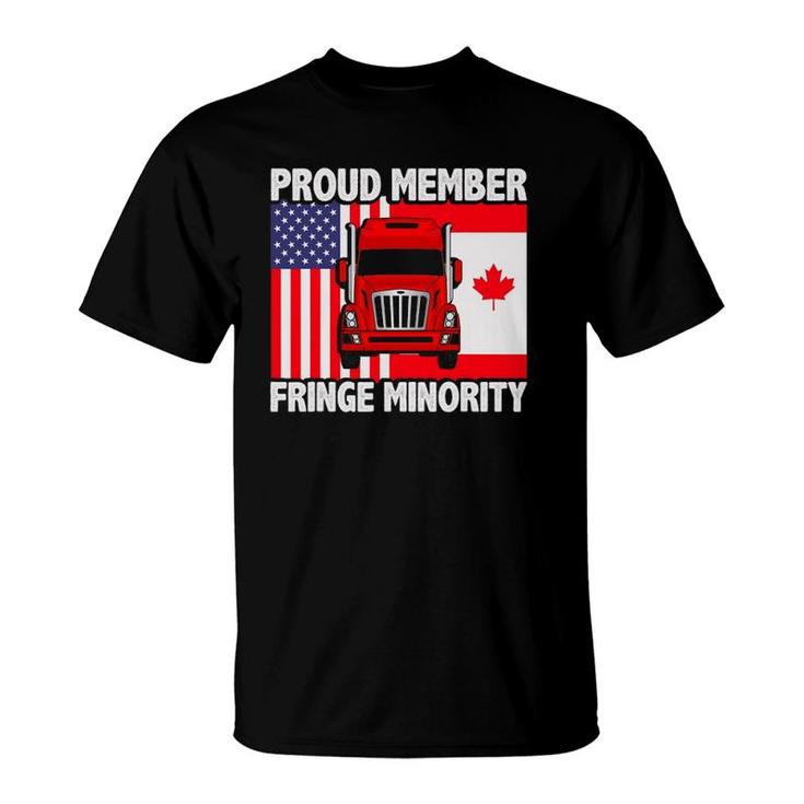 Proud Member Fringe Minority Canadian Trucker T-Shirt