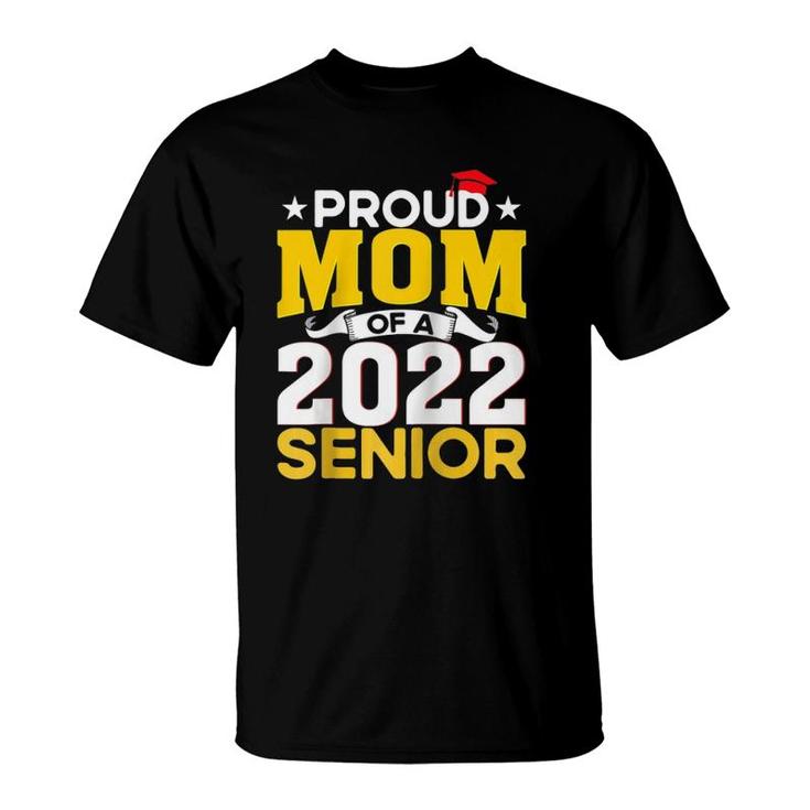 Proud Mom Mom Of A Class Of 2022 Graduate Senior Raglan Baseball Tee T-Shirt