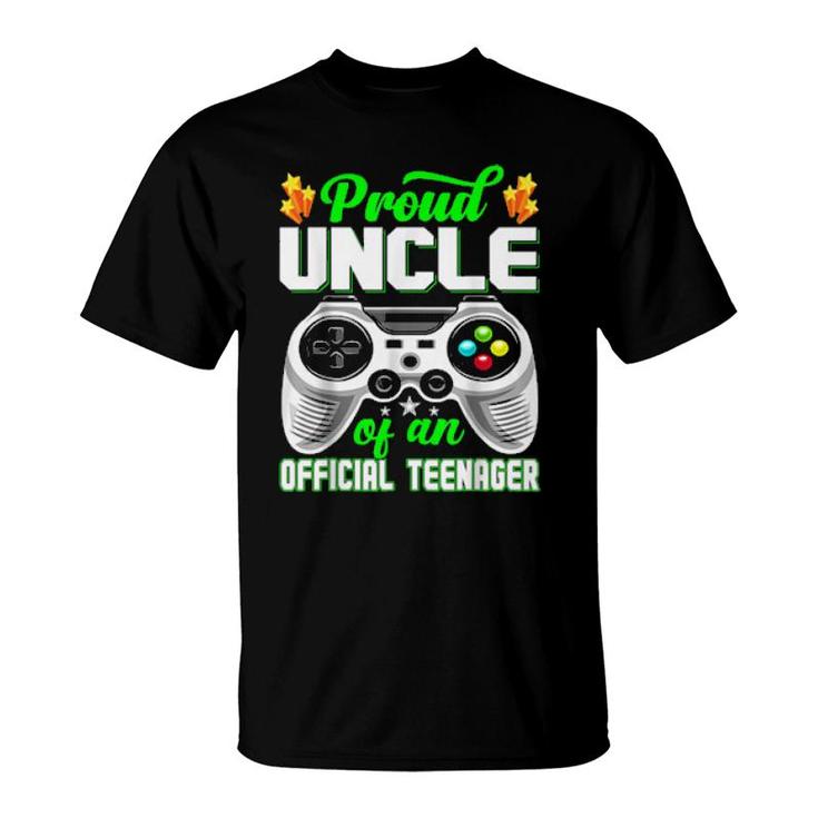 Proud Uncle Officialnager Video Game Top 13Th Birthday  T-Shirt