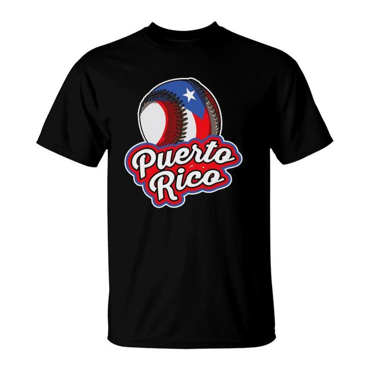 Puerto Rico Pride Baseball Boricua Flag T-Shirt