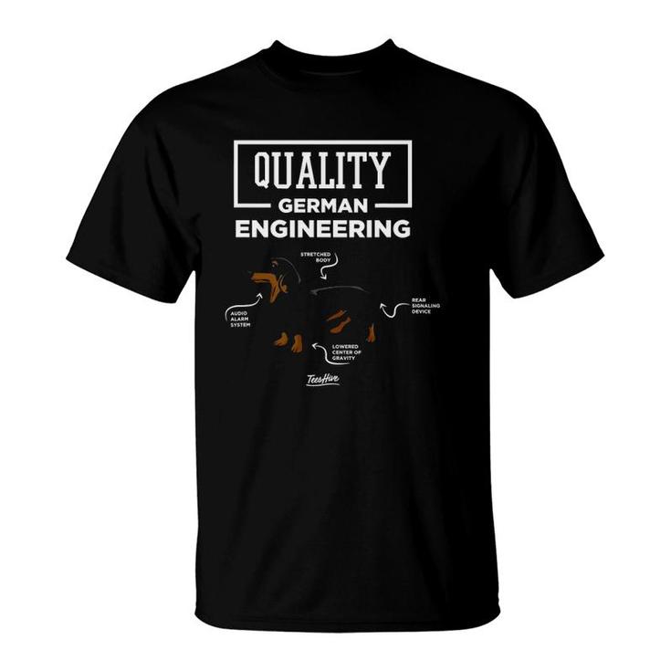 Quality German Engineering Dachshund T-Shirt