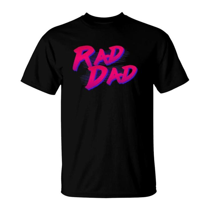 Rad Dad Retro Gift T-Shirt