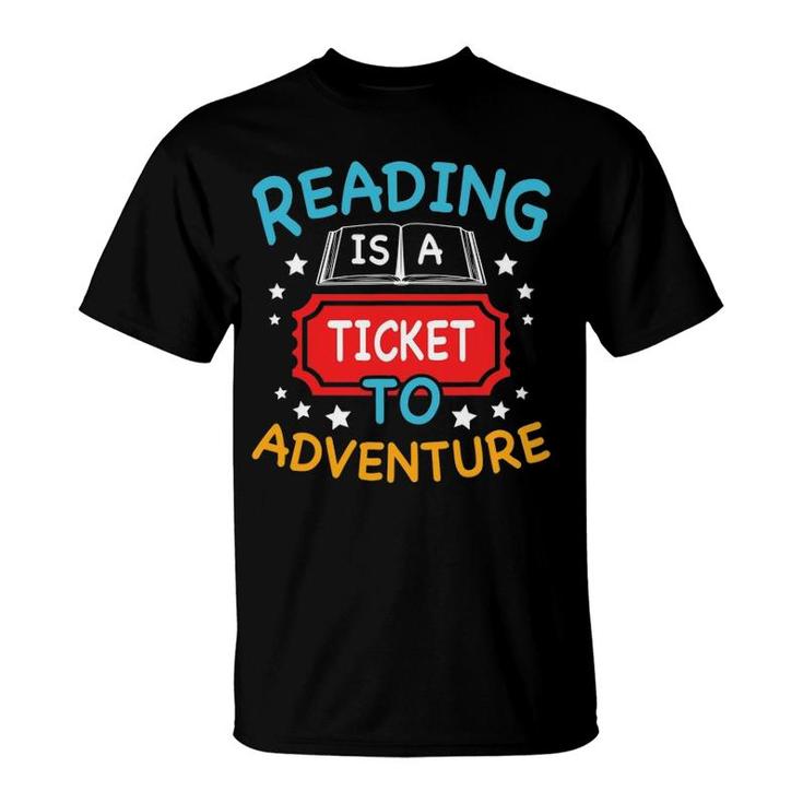 Reading Adventure Library Student Teacher Book Lovers T-Shirt