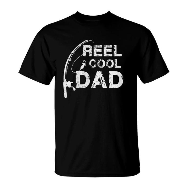 Reel Cool Dad Fishing Daddy Father's Day Gif T-Shirt