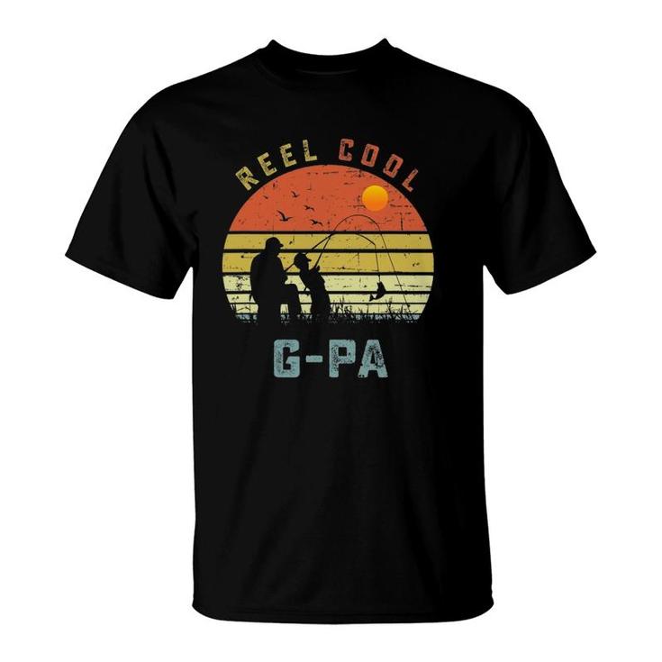 Reel Cool G-Pa Fishing Grandpa Gifts Father's Day Fisherman T-Shirt