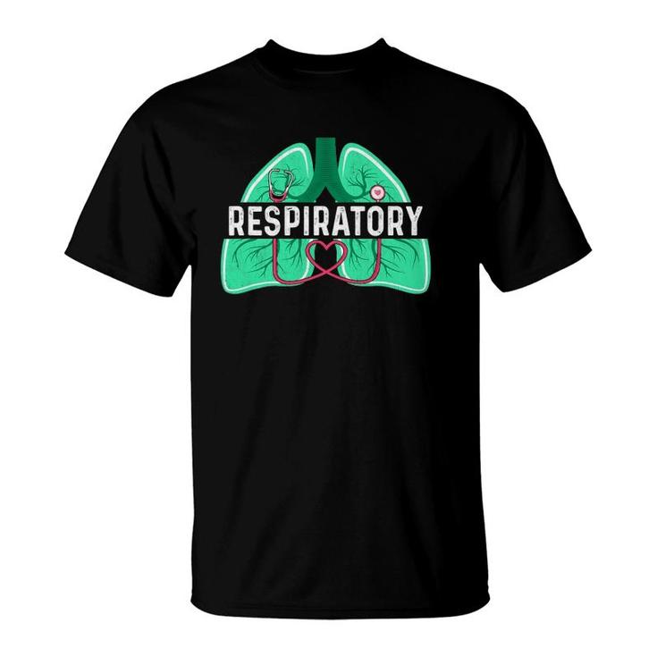 Respiratory Therapy Therapist Lungs Doctor Rt Rrt T-Shirt