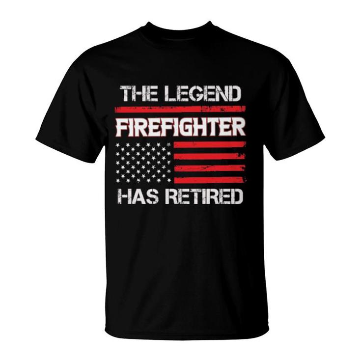 Retired Firefighter Legend T-Shirt