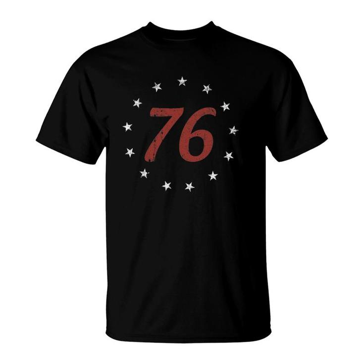 Retro 4Th Of July Independence Day The Spirit 76 Ver2 T-Shirt