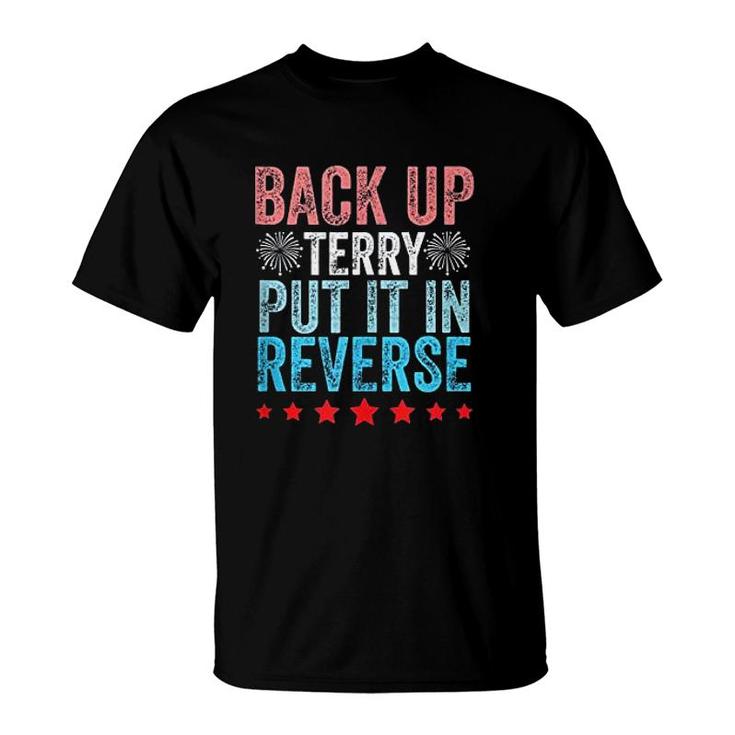 Retro Back Up Terry Back It Up Terry 4th Of July Fireworks T-Shirt