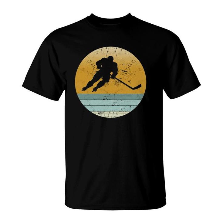Retro Ice Hockey Vintage Style Sport Gift For Men & Women T-Shirt