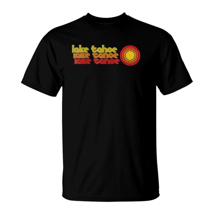 Retro Lake Tahoe 80'S Style Sun Vintage T-Shirt