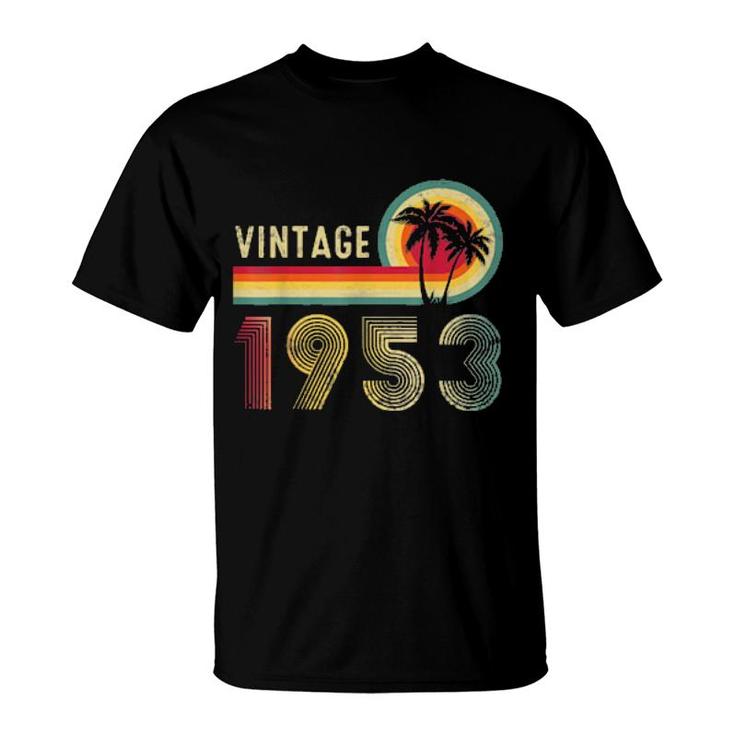 Retro Vintage 1953 69Th Birthday Boys Girls  T-Shirt