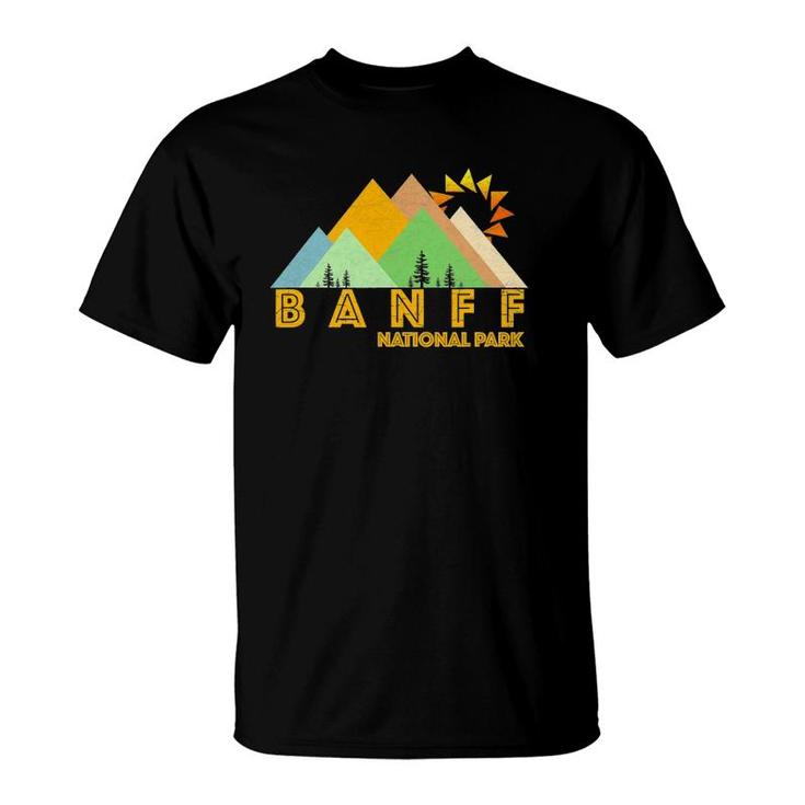 Retro Vintage Banff National Park Tee T-Shirt