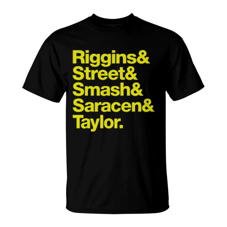 Riggins Street Smash Saracen Taylor  T-Shirt