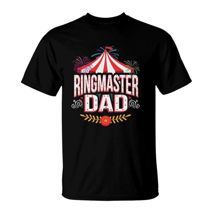 Ringmaster Dad  Circus Carnival Children Birthday Party T-Shirt
