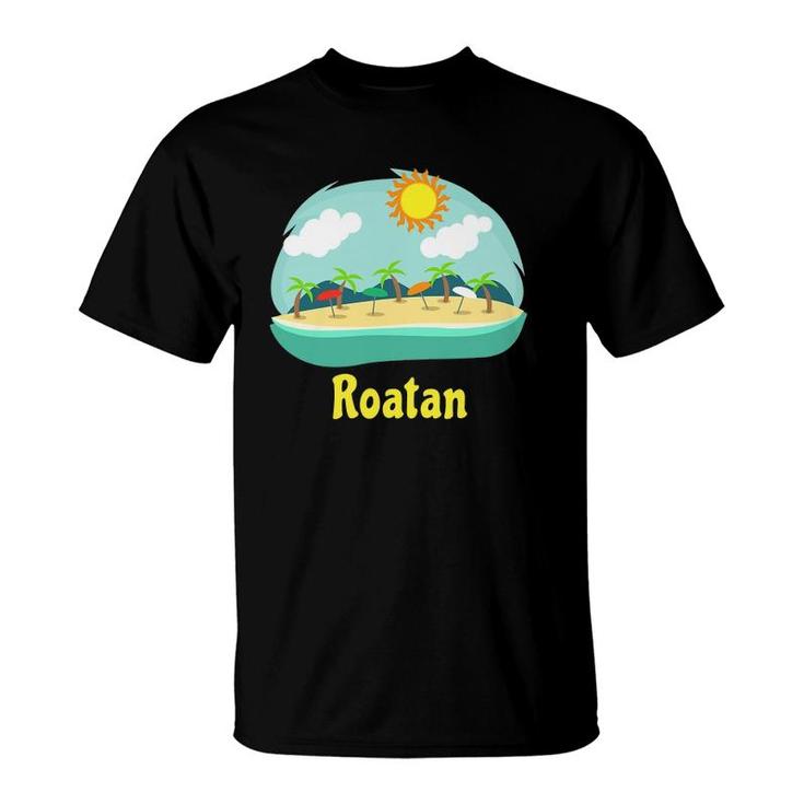 Roatan Family Vacation Caribbean Cruise Beach Souvenir T-Shirt