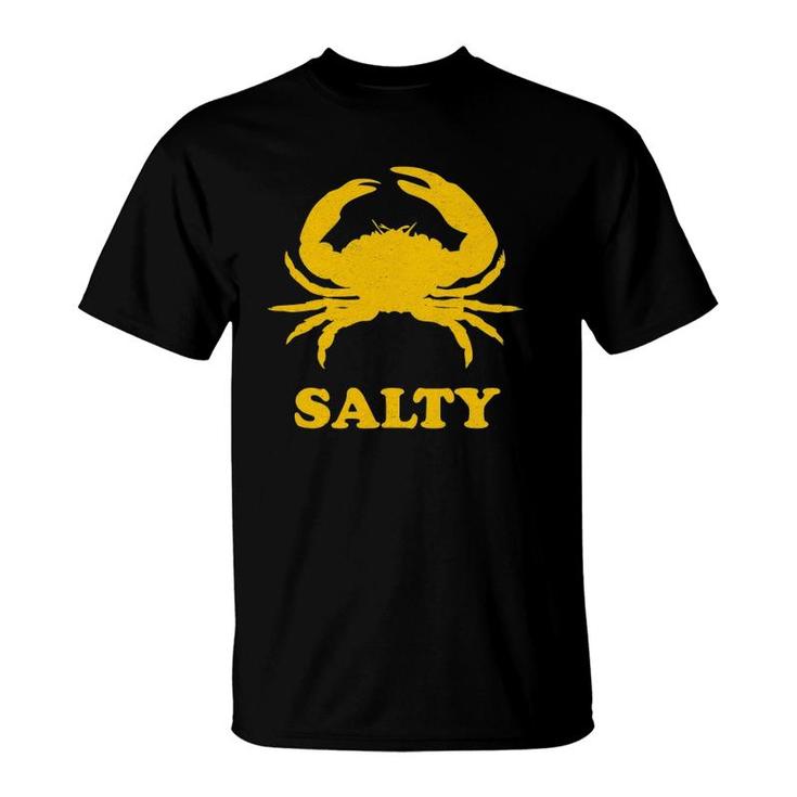 Salty Crab Vintage Surfing Crab Lover Gift T-Shirt