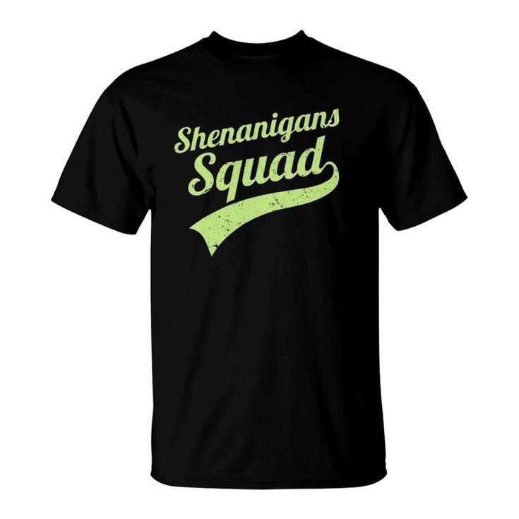Shenanigans Squad Saint Patrick's Day Matching Team Group T-Shirt