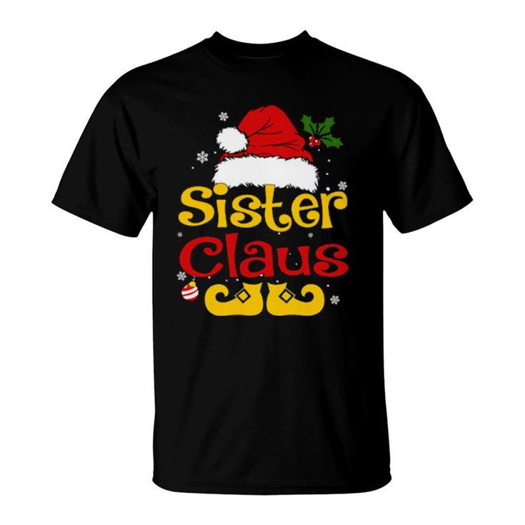 Sister Claus Sister Santa Pajamas Christmas Idea  T-Shirt