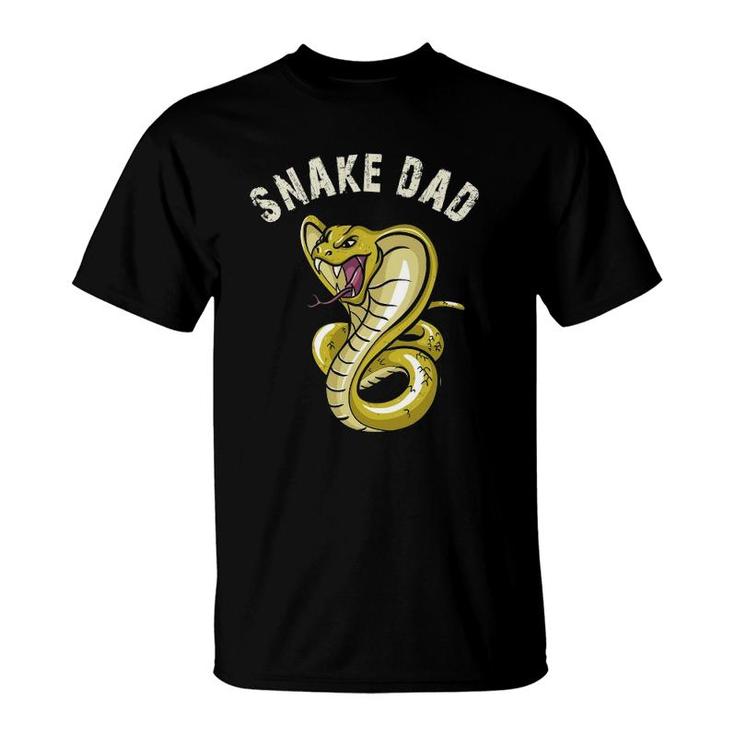 Snake Dad Gift Snake Lover Cobra Reptile Owner Gifts T-Shirt