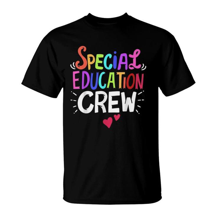 Sped Special Education Crew Heart T-Shirt