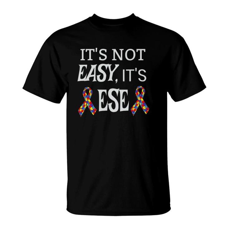 Sped Special Education Ese Teacher Autism Awareness Puzzle T-Shirt