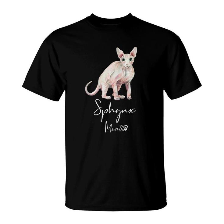 Sphynx Mom Cute Cat Mother Hairless Cats Kitten Girl Gift Zip T-Shirt