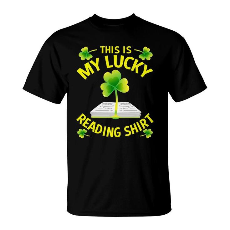 St Patrick's Day Gift For Men Women Kid Lucky Reading T-Shirt