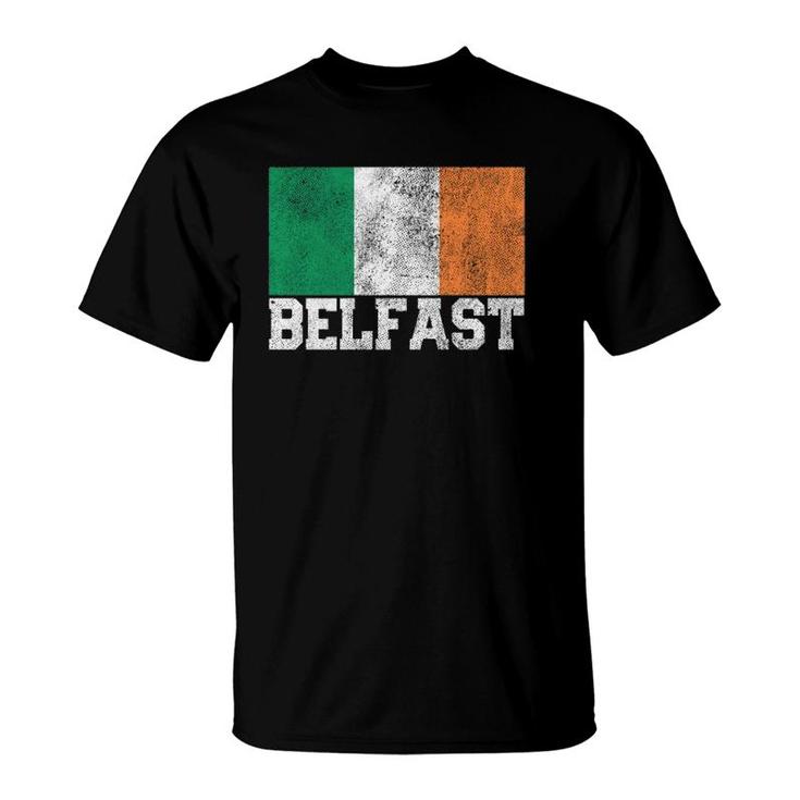 St Patrick's Day Irish Flag Belfast Ireland Saint Paddy's  T-Shirt