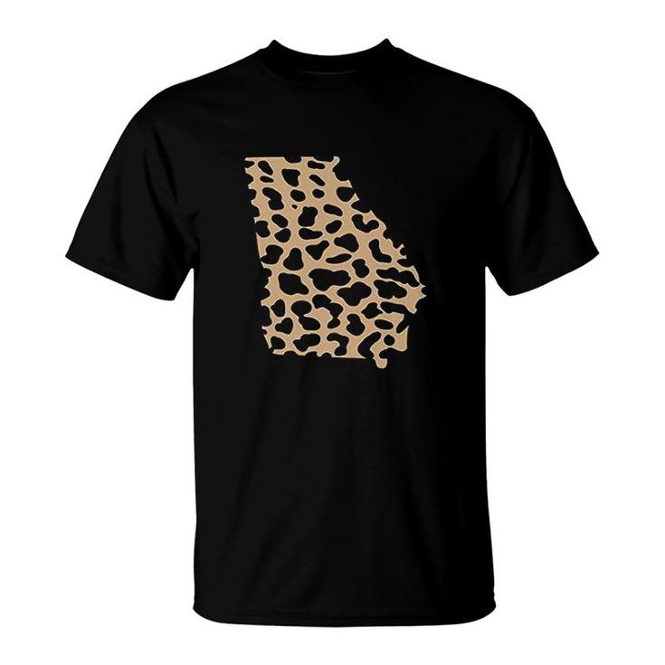 State Of Georgia Leopard T-Shirt