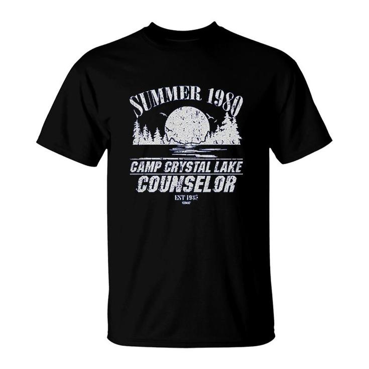 Summer 1980 Camp Crystal Lake Counselor T-Shirt