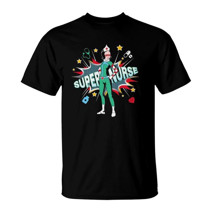 Super Nurse  Best Superhero Funny Rn Nurse T-Shirt