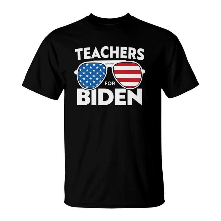 Teachers For Biden - Cool Uncle Joe Aviator Sunglasses  T-Shirt