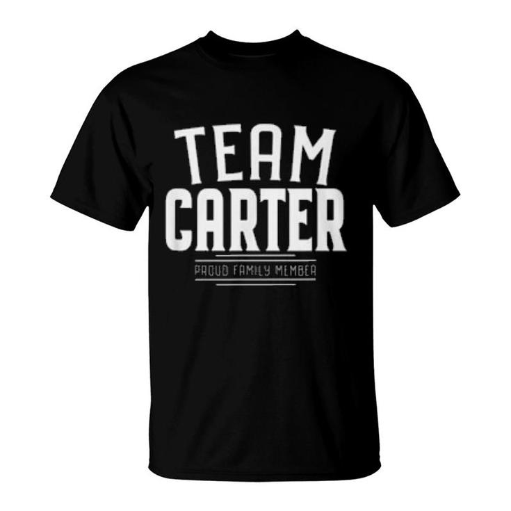 Team Carter Last Name Family Surname  T-Shirt