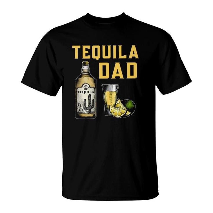 Tequila Dad Mexican Drinker Father's Day T-Shirt