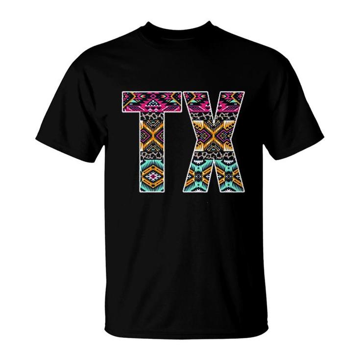 Texas Leopard Aztec Dark T-Shirt