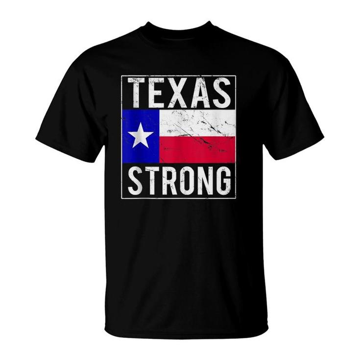 Texas Strong Flag T-Shirt | Mazezy