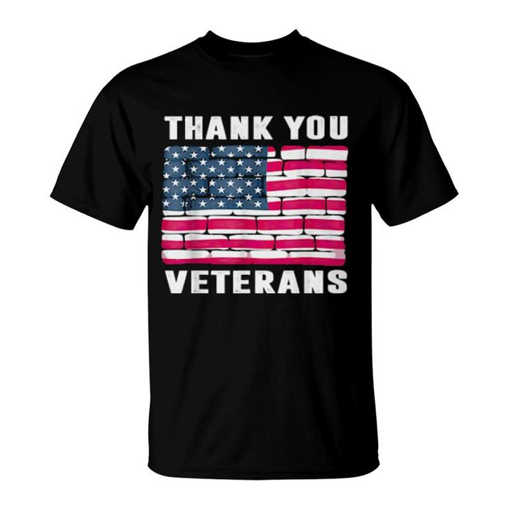Thank You Veterans Veteran Day  T-Shirt