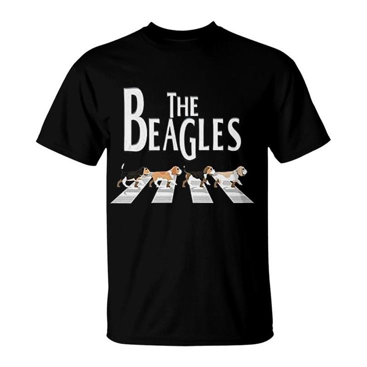 The Beagles Walking Funny T-Shirt